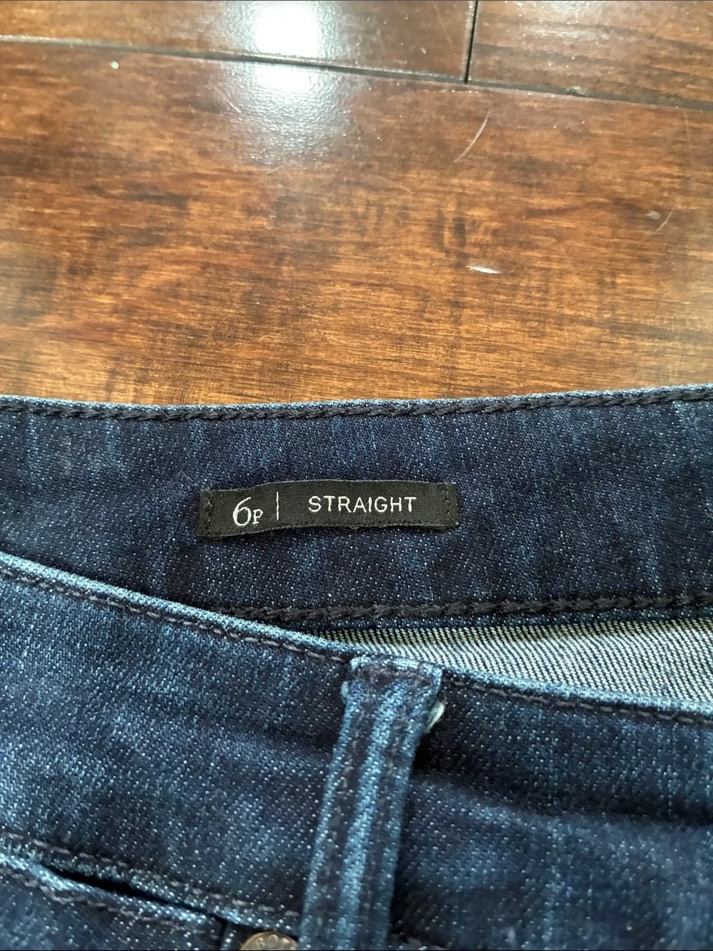 Talbots Flawless Five-Pocket Straight Jean Women’s 6P Dark wash Stretch denim